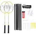 Zestaw rakiet do badmintona Wish Alumtec 2 rakiety + 3 lotki + siatka + linie - 1012950