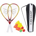 Zestaw do Speedmintona Racketball Set Dunlop żółto-czerwone - 2198845
