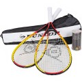 Zestaw do Speedmintona Racketball Set Dunlop żółto-czerwone - 2198848