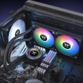 Thermaltake TT TH240 ARGB Procesor Chłodnica cieczy all-in-one 12 cm Czarny 1 szt. - 2365692