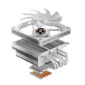 Jonsbo HX6200D Procesor Chłodnica powietrza 12 cm Biały 1 szt. - 2365709