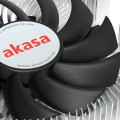 Akasa Intel LGA1700 Procesor Chłodnica hybrydowa 7,5 cm Aluminium, Czarny 1 szt. - 2365813