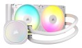 CORSAIR NAUTILUS 240 ARGB White, 240mm Radiator, Liquid CPU Cooler - 2245392
