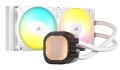 CORSAIR NAUTILUS 240 ARGB White, 240mm Radiator, Liquid CPU Cooler - 2365839