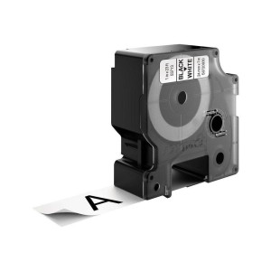 Taśma Dymo D1- 24mm x 7m czarny/ biały