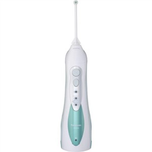 Panasonic | EW1313G303 | Irygator doustny | Bezprzewodowy | Pojemność 130 ml | Liczba głowic 2 | Biały/Zielony