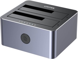 Stacja dokująca dla dysków pamięci masowej - Unitek (Y-3026GY01-EU) 2x SATA III 2.5"/3.5" USB 3.0 5Gbps