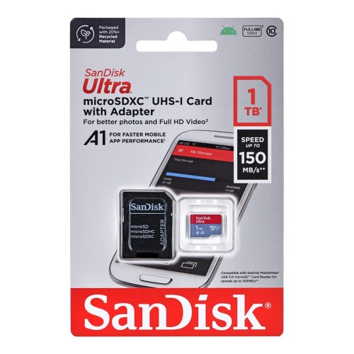 Karta pamięci MicroSDXC SanDisk Ultra 1TB A1 C10 UHS-I - 1996944