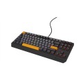GENESIS Thor 230 TKL klawiatura Gaming USB + RF Wireless + Bluetooth QWERTY Czarny, Szary, Pomarańczowy - 2126027