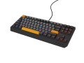 GENESIS Thor 230 TKL klawiatura Gaming USB + RF Wireless + Bluetooth QWERTY Czarny, Szary, Pomarańczowy - 2367311