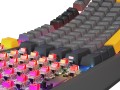 GENESIS Thor 230 TKL klawiatura Gaming USB + RF Wireless + Bluetooth QWERTY Czarny, Szary, Pomarańczowy - 2367326