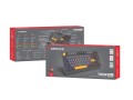 GENESIS Thor 230 TKL klawiatura Gaming USB + RF Wireless + Bluetooth QWERTY Czarny, Szary, Pomarańczowy - 2367318