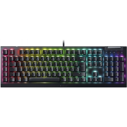 Mechaniczna klawiatura do gier Razer BlackWidow V4 X, zielony przełącznik, układ rosyjski, przewodowy, czarny Razer - 1888013