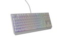 GENESIS Thor 230 TKL klawiatura Gaming USB + RF Wireless + Bluetooth QWERTY Biały - 2367403