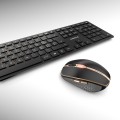 CHERRY DW 9100 SLIM klawiatura Dołączona myszka Uniwersalne RF Wireless + Bluetooth QWERTZ Swiss Czarny - 2367413