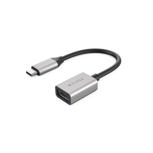 HYPER HD425D-GL kabel USB USB 3.2 Gen 2 (3.1 Gen 2) 0,0176 m USB C USB A Czarny, Srebrny - 2367873