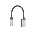 HYPER HD425D-GL kabel USB USB 3.2 Gen 2 (3.1 Gen 2) 0,0176 m USB C USB A Czarny, Srebrny - 2367874