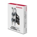 Axagon PCEA-PSN PCIe- mit 4x Seriell-Ports - ASIX AX99100 Chipsatz adapter Wewnętrzny RS-232 - 2233441