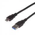 Akyga AK-USB-15 kabel USB 1 m USB 3.2 Gen 1 (3.1 Gen 1) USB C USB A Czarny - 2367917