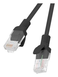 Patchcord Lanberg UTP kat.5e 3m czarny 10-Pack