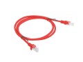 PATCHCORD KAT.5E UTP 1M CZERWONY FLUKE PASSED LANBERG 10-PACK - 2367969