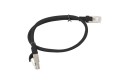PATCHCORD KAT.6 UTP 0.5M CZARNY FLUKE PASSED LANBERG 10-PACK - 2367981
