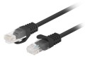 PATCHCORD KAT.6 UTP 2M CZARNY FLUKE PASSED LANBERG 10-PACK - 2367987