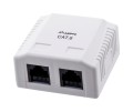 Gniazdo natynkowe Lanberg OU6-0002-W (RJ-45; UTP; kolor biały) - 2368023