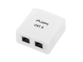 Gniazdo natynkowe Lanberg OU6-0002-W (RJ-45; UTP; kolor biały) - 1039844