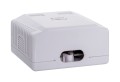 Gniazdo natynkowe Lanberg OU6-0002-W (RJ-45; UTP; kolor biały) - 2368027