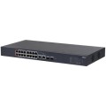 Dahua Technology DH-CS4226-24ET-375 Zarządzany L2 Gigabit Ethernet (10/100/1000) Obsługa PoE Czarny - 2368151