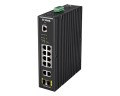 D-Link DIS-200G-12PS łącza sieciowe Zarządzany L2 Gigabit Ethernet (10/100/1000) Obsługa PoE Czarny - 2133331