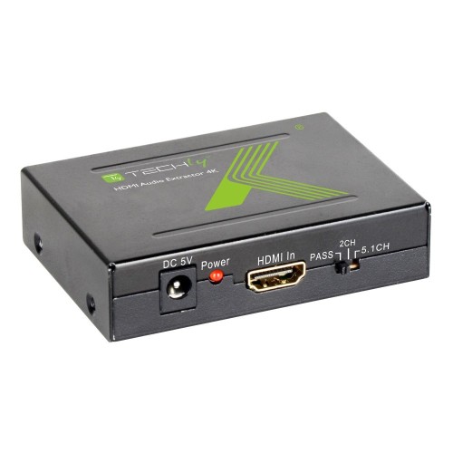 Techly IDATA HDMI-EA konwerter plików audio Czarny - 2369094