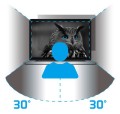 NATEC NFP-2287 filtr do ekranu 40,6 cm (16") Monitor/Laptop Bezramkowy filtr prywatności na wyswietlacz 2H - 2369708