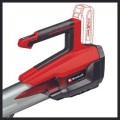 Einhell GP-LB 18/200 akumulatorowa dmuchawa do liści 200 km/h Czarny, Czerwony, Srebrny - 2370654