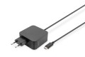 Ładowarka sieciowa zasilacz 1x USB-C PD 3.0 max. 65W zintegrowany kabel 1,2m czarna - 2185462