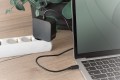 Ładowarka sieciowa zasilacz 1x USB-C PD 3.0 max. 65W zintegrowany kabel 1,2m czarna - 2185464