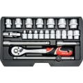 YATO ZESTAW KLUCZY  3/8" 22 elem. XS  38561 - 2060729