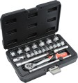 YATO ZESTAW KLUCZY  3/8" 22 elem. XS  38561 - 2060730
