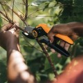 Fiskars Plus PowerLever Nożyce ogrodowe Kowadło Czarny, Pomarańczowy - 2155109