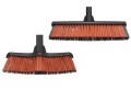 Fiskars 1025926 miotła Wewnętrzna Włosie miękkie/twarde Aluminium Czarny - 2155551