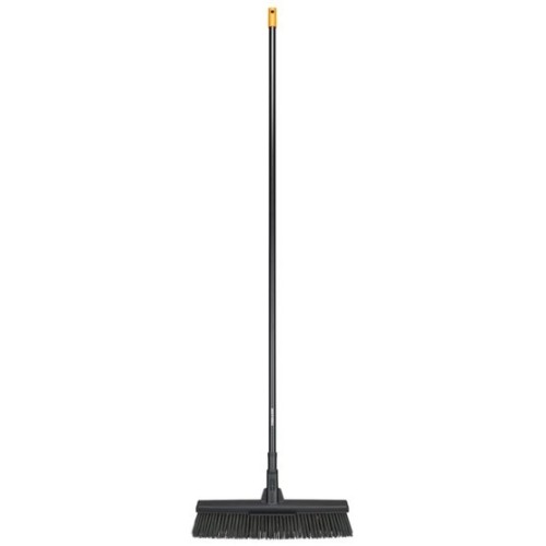 Fiskars 1025926 miotła Wewnętrzna Włosie miękkie/twarde Aluminium Czarny - 2155551
