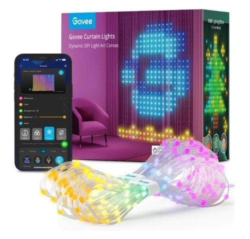 GOVEE H70B1 ZASŁONA, KURTYNA LED WI-FI, BLUETOOTH, RGBIC, IP65 - 1791158