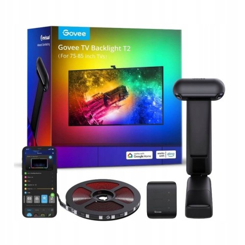GOVEE H605C TAŚMA LED DLA TV 75-85 CALI, RGBIC, WI-FI+BLUETOOTH - 1796115