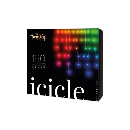 Inteligentne Sople LED Twinkly 190 RGB 5x0,7m - 1644464