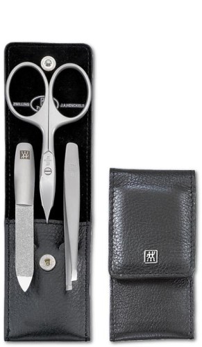 Zestaw do manicure ZWILLING 97266-004-0 Twinox – czarne, skórzane etui, 3 elementy - 1890242
