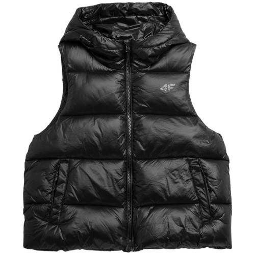 Kamizelka damska puchowa 4F F092 głęboka czerń 4FSS23TDJAF092 20S XL - 1950530