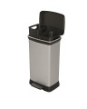 CURVER KOSZ NA ŚMIECI Z PEDAŁEM 23L+23L/IML METALIZOWANY - 2323221