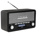 Radio Denver DAB-18 Retro Bluetooth - DAB/DAB+/FM - Stereo - Szare - 2201904