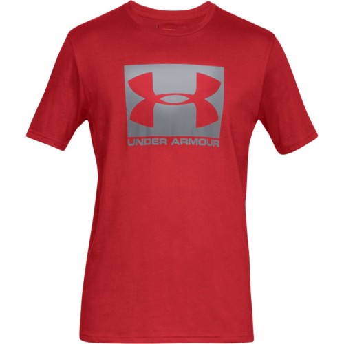 Koszulka męska Under Armour Boxed Sportstyle SS czerwona 1329581 600 S - 2065185